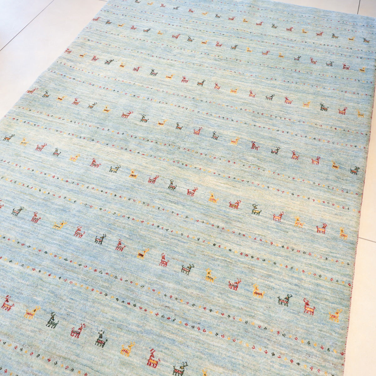 ギャッベ (ルリバフ) 240×160cm（HL-13180） – ギャッベ＆ペルシャ絨毯