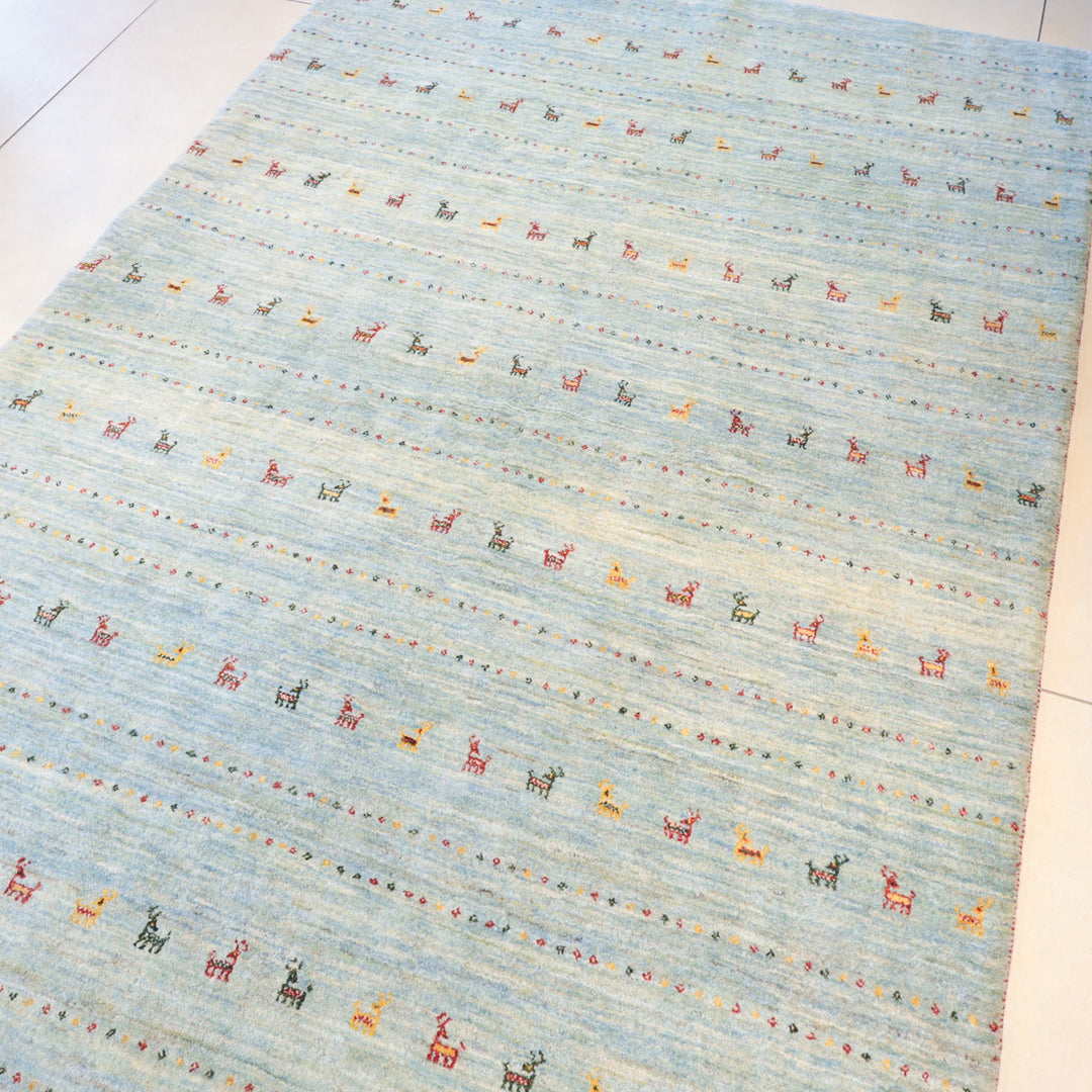 ギャッベ（ギャベ）ルリバフ　240×160cm（HL-13180）