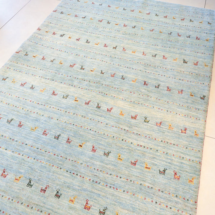 ギャッベ（ギャベ）ルリバフ　240×160cm（HL-13180）