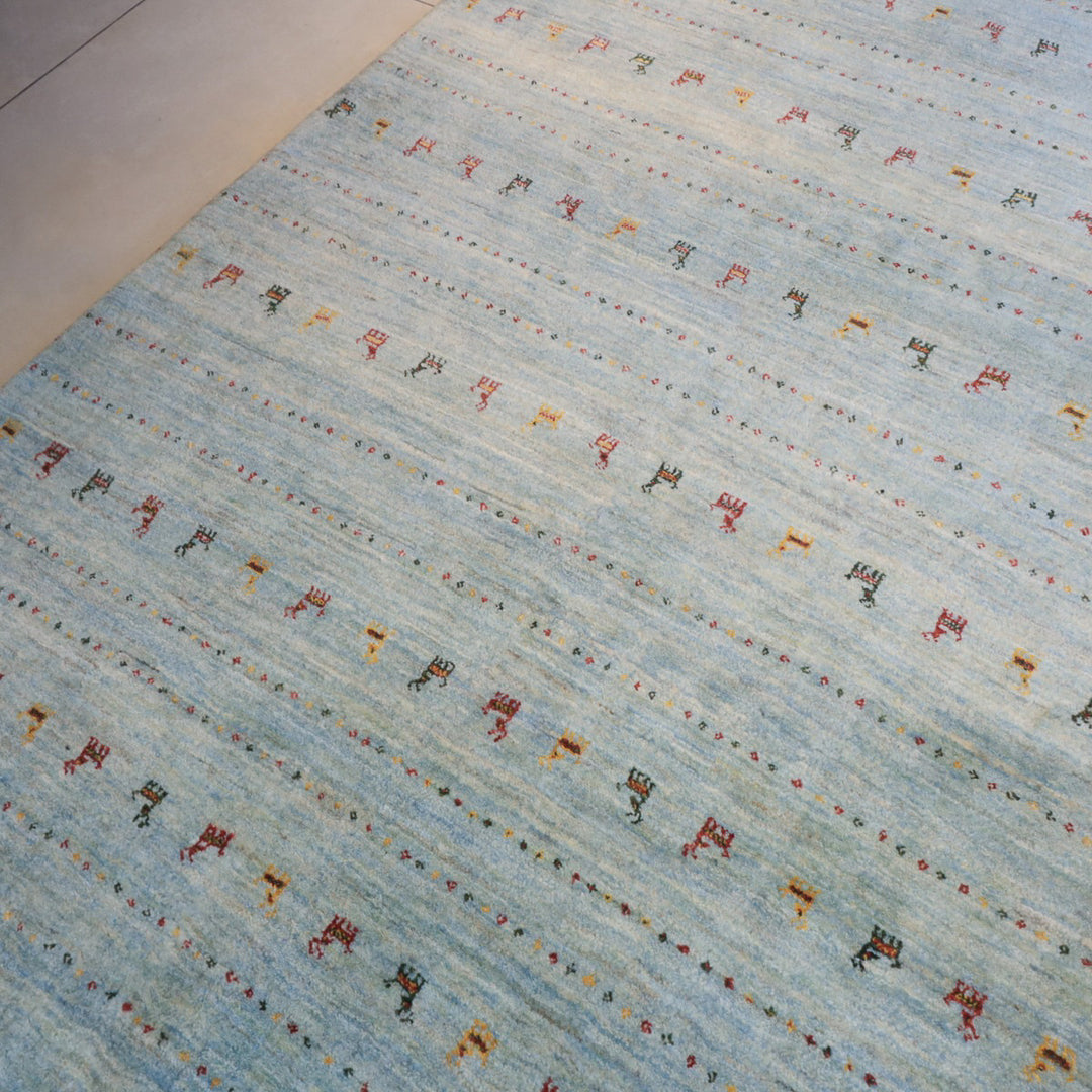 ギャッベ（ギャベ）ルリバフ　240×160cm（HL-13180）