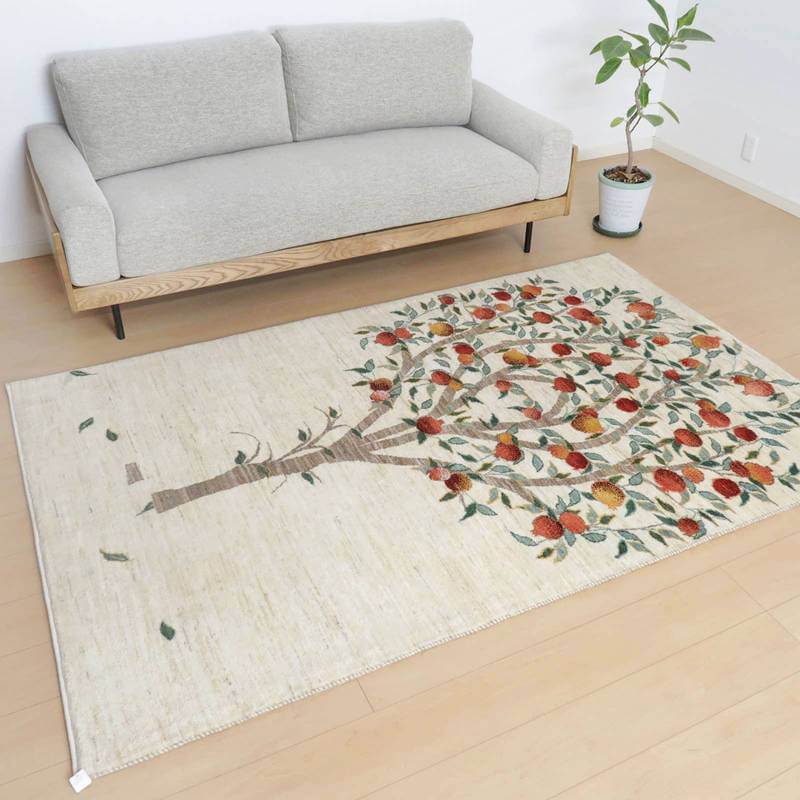 【セミオーダー受付中】  サイズ変更OK　カラー変更OK イラン　シラーズ産　ギャッベ 　（hl-160761）