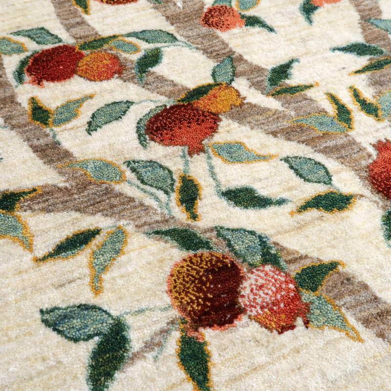 【セミオーダー受付中】  サイズ変更OK　カラー変更OK イラン　シラーズ産　ギャッベ 　（hl-160761）