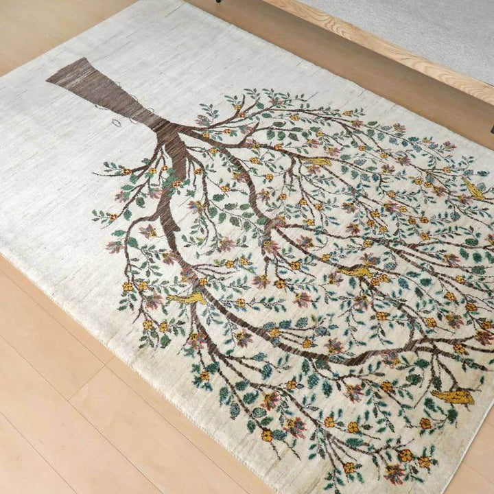 【セミオーダー受付中】  サイズ変更OK　カラー変更OK イラン　シラーズ産　ギャッベ 　（hl-20355）