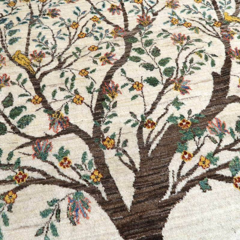 【セミオーダー受付中】  サイズ変更OK　カラー変更OK イラン　シラーズ産　ギャッベ 　（hl-20355）