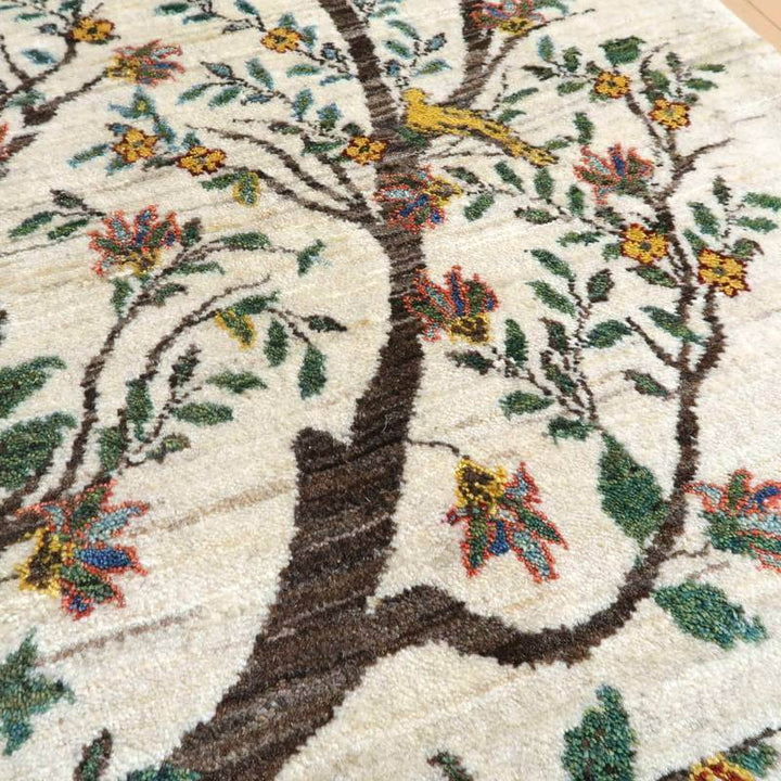 【セミオーダー受付中】  サイズ変更OK　カラー変更OK イラン　シラーズ産　ギャッベ 　（hl-20355）