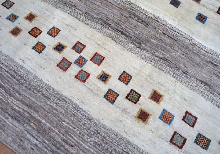 【セミオーダー受付中】  サイズ変更OK　カラー変更OK イラン　シラーズ産　ギャッベ 　（hl-22222）