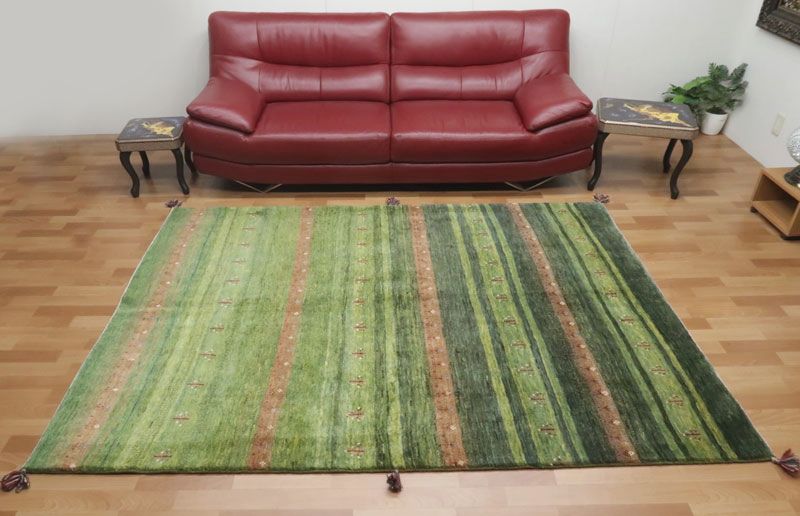 【オーダーメイド受付中】イラン　シラーズ産　ギャッベ 　（hl-23496）