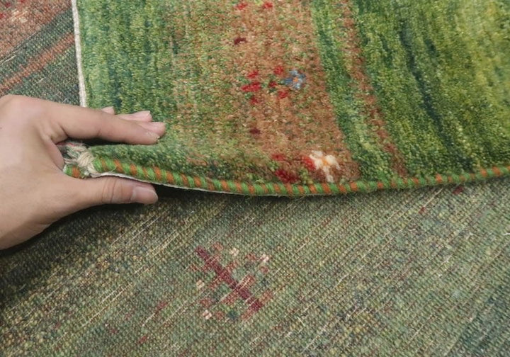 【オーダーメイド受付中】イラン　シラーズ産　ギャッベ 　（hl-23496）