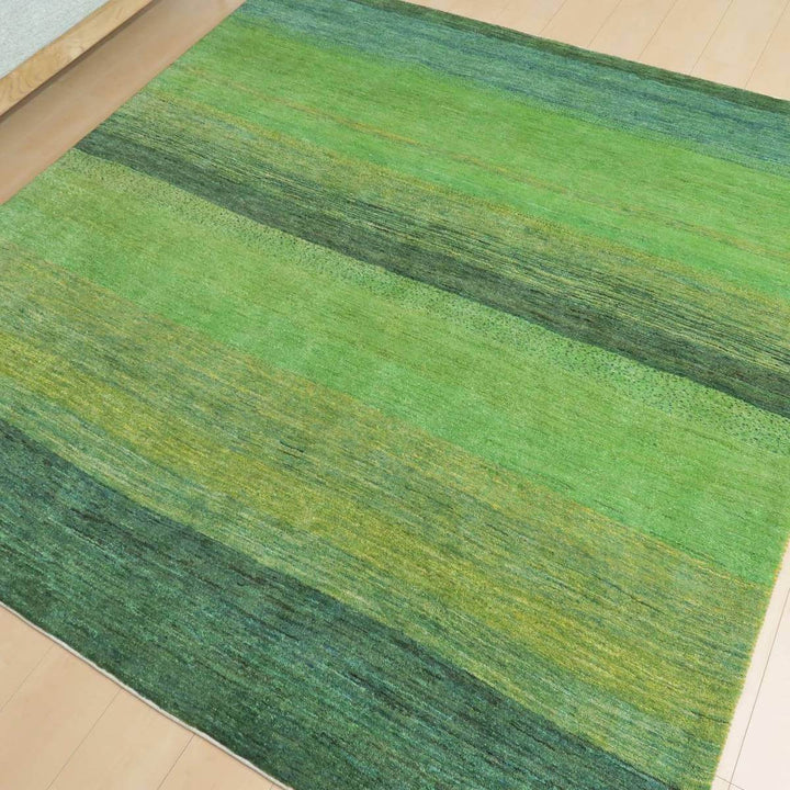プレミアムギャッベ／ルリバフ　203×194cm（HL-27762）