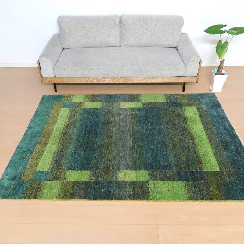 【セミオーダー受付中】  サイズ変更OK　カラー変更OK イラン　シラーズ産　ギャッベ 　（hl-28285）