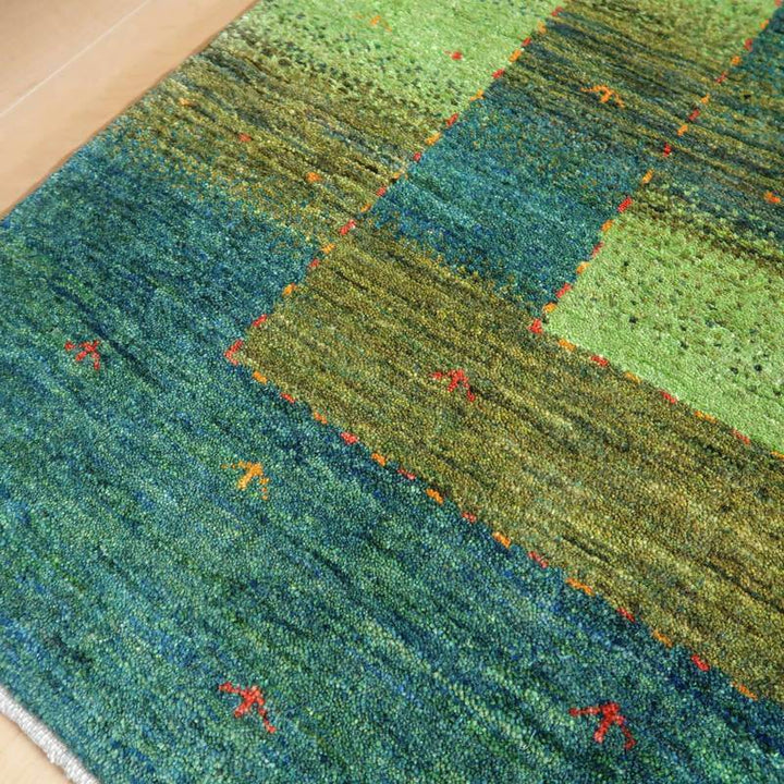 【セミオーダー受付中】  サイズ変更OK　カラー変更OK イラン　シラーズ産　ギャッベ 　（hl-28285）