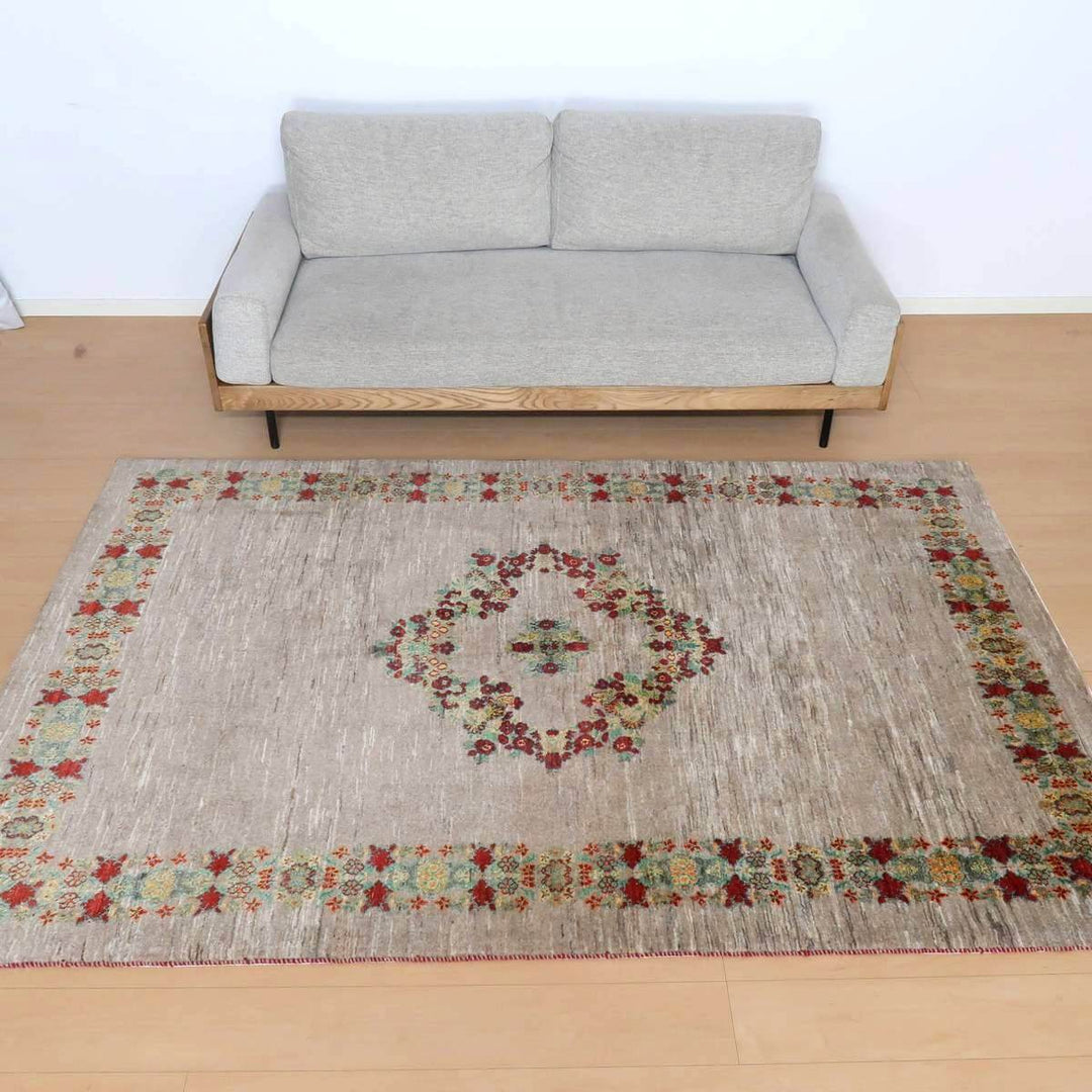 【セミオーダー受付中】  サイズ変更OK　カラー変更OK イラン　シラーズ産　ギャッベ 　（hl-30）