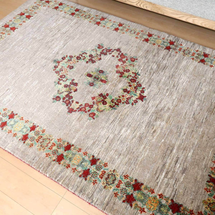 【セミオーダー受付中】  サイズ変更OK　カラー変更OK イラン　シラーズ産　ギャッベ 　（hl-30）