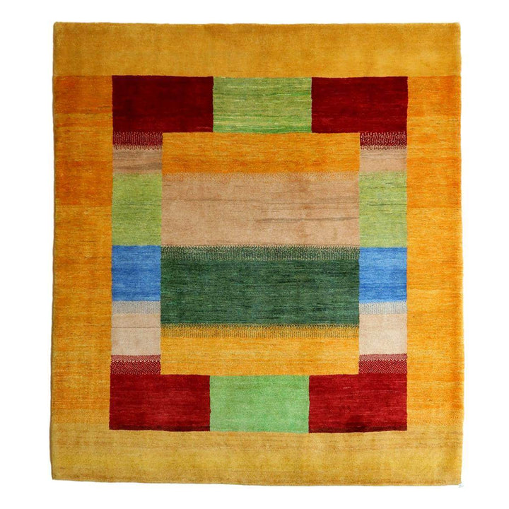 【セミオーダー受付中】  サイズ変更OK　カラー変更OK イラン　シラーズ産　ギャッベ 　（hl-31137）