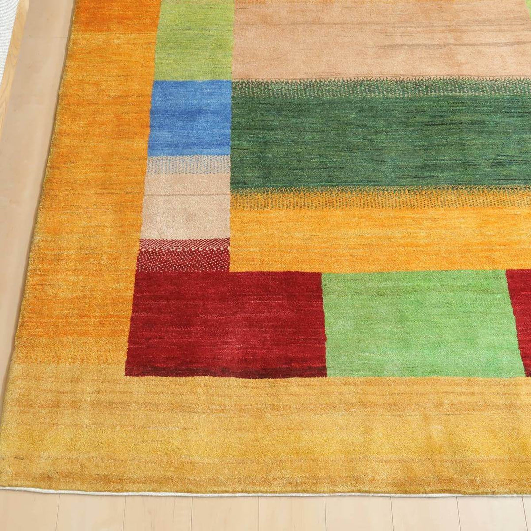 【セミオーダー受付中】  サイズ変更OK　カラー変更OK イラン　シラーズ産　ギャッベ 　（hl-31137）