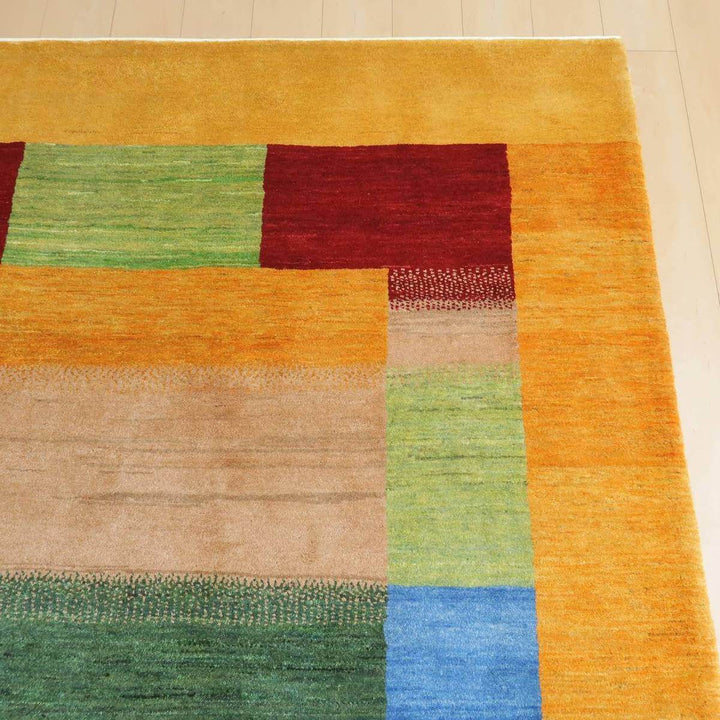 【セミオーダー受付中】  サイズ変更OK　カラー変更OK イラン　シラーズ産　ギャッベ 　（hl-31137）