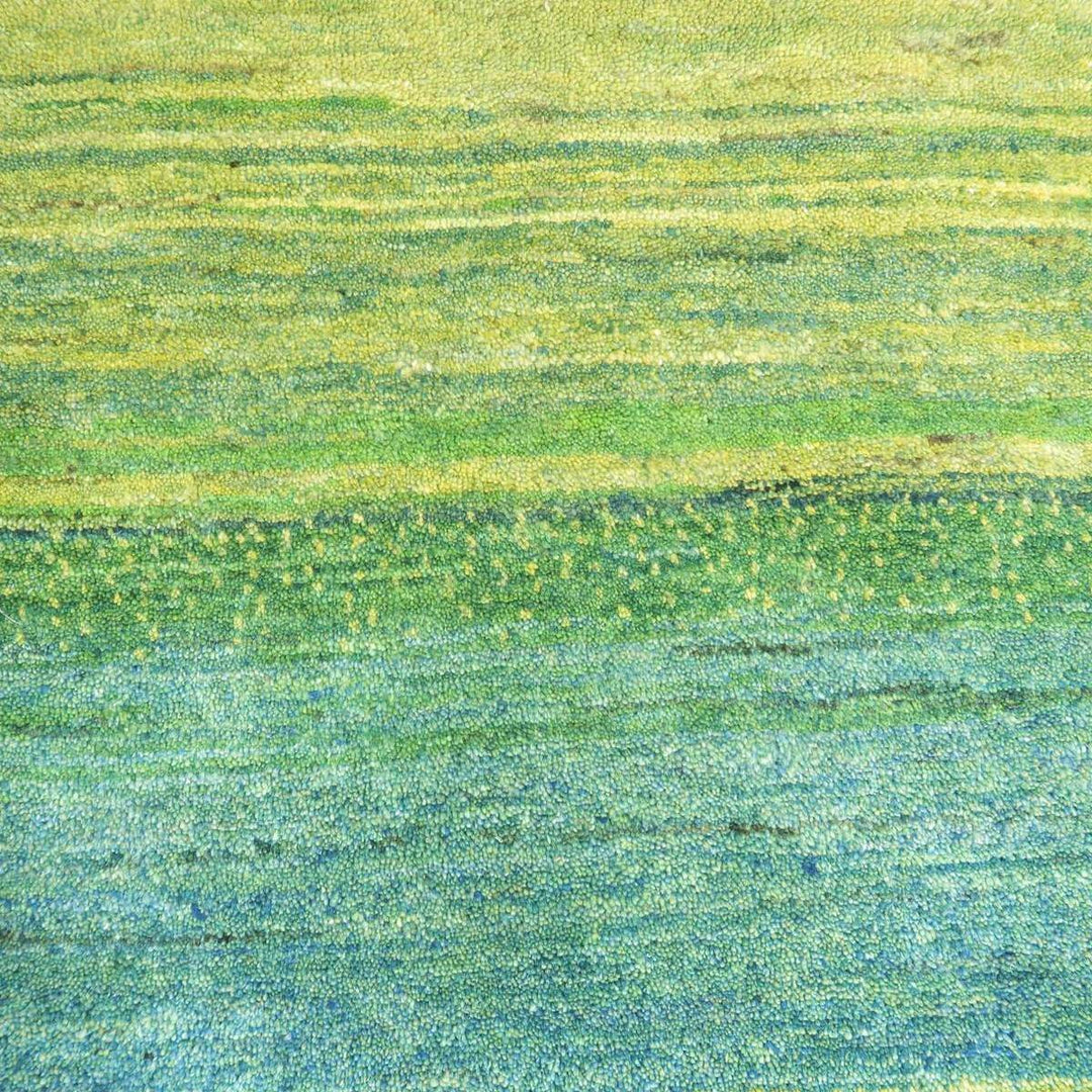 プレミアムギャッベ／ルリバフ 206×203cm（HL-31154）