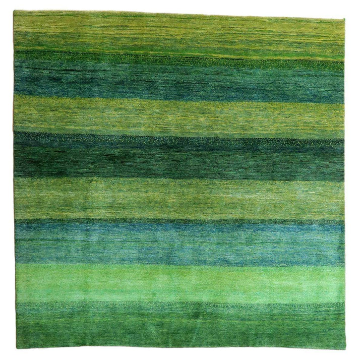 プレミアムギャッベ／ルリバフ 206×203cm（HL-31154）