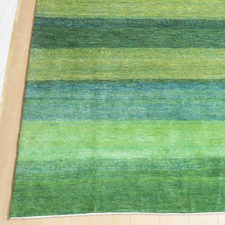 プレミアムギャッベ／ルリバフ 206×203cm（HL-31154）