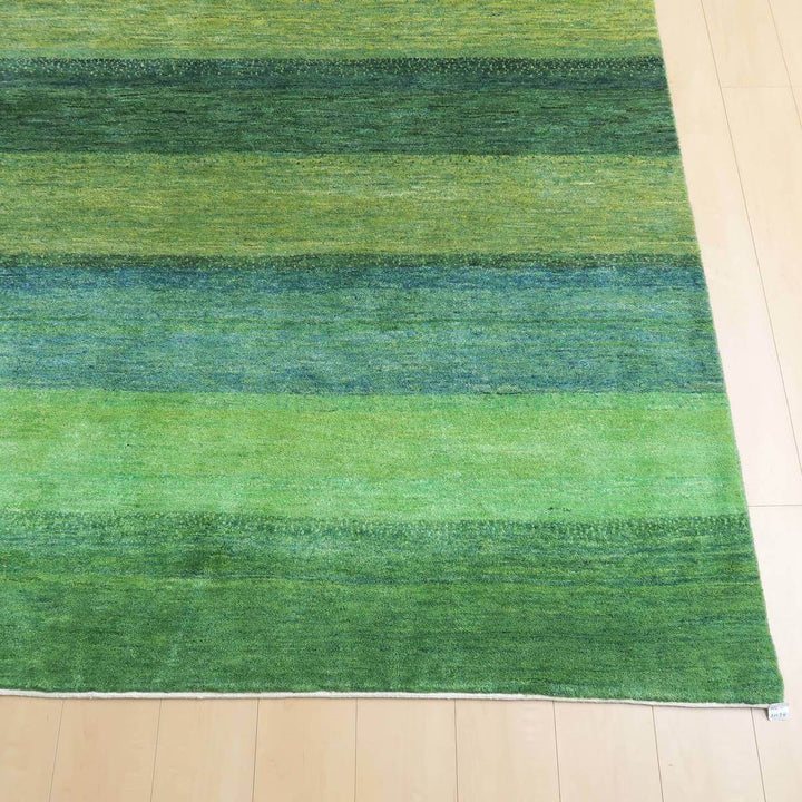 プレミアムギャッベ／ルリバフ 206×203cm（HL-31154）
