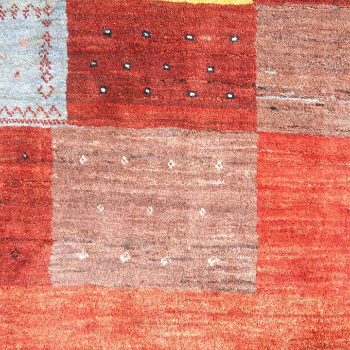 プレミアムギャッベ／ルリバフ　232×206cm（HL-32043）
