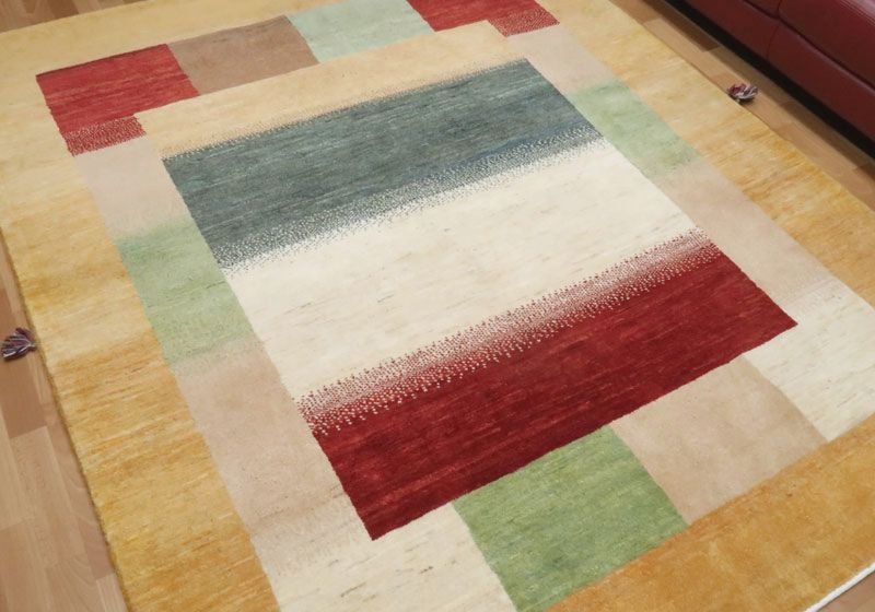 【オーダーメイド受付中】イラン　シラーズ産　ギャッベ 　（hl-34048）