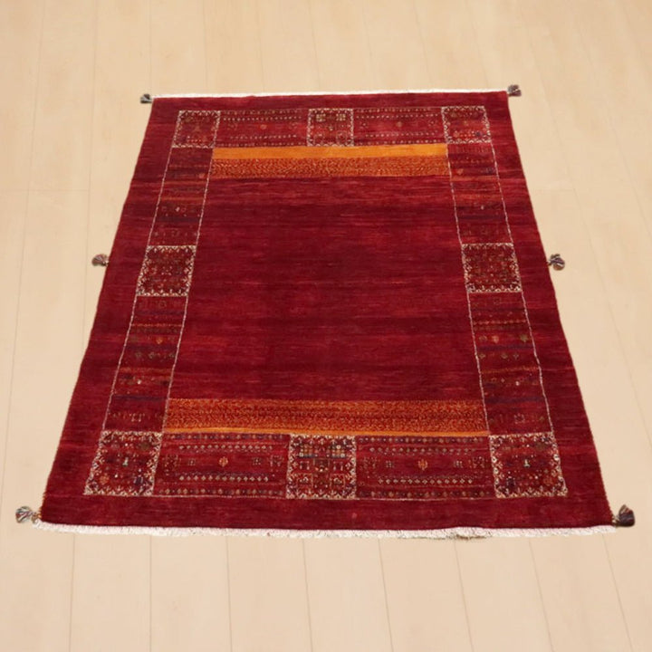 【セミオーダー受付中】  サイズ変更OK　カラー変更OK イラン　シラーズ産　ギャッベ 　（hl-35259）