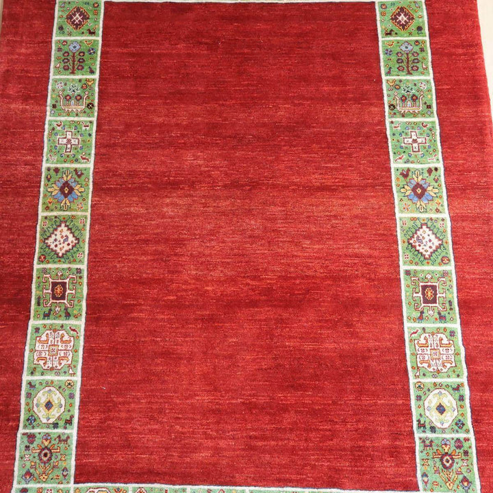 【セミオーダー受付中】  サイズ変更OK　カラー変更OK イラン　シラーズ産　ギャッベ 　（hl-35537）