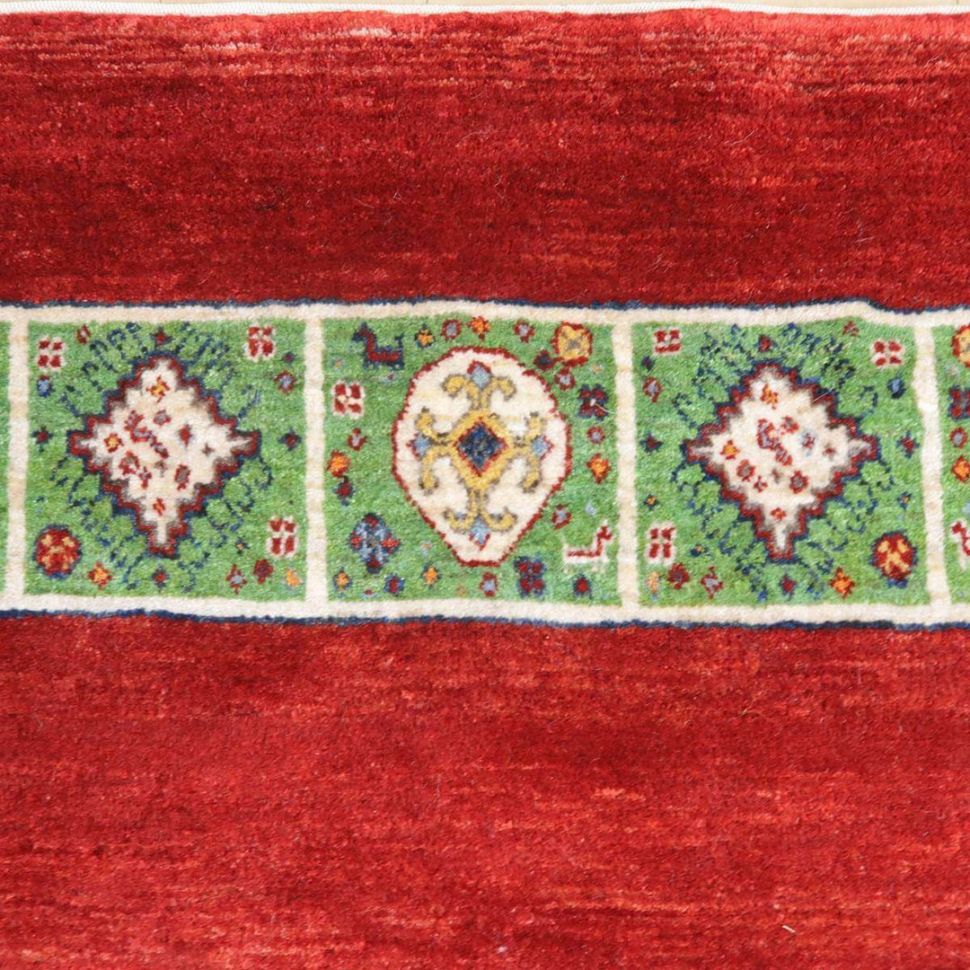 【セミオーダー受付中】  サイズ変更OK　カラー変更OK イラン　シラーズ産　ギャッベ 　（hl-35537）