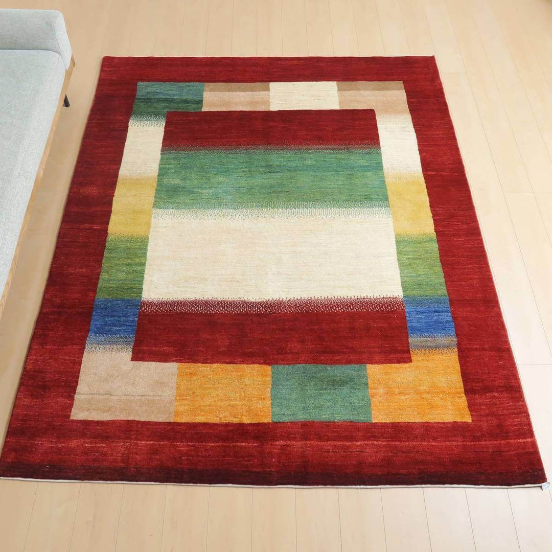 【オーダーメイド受付中】イラン　シラーズ産　ギャッベ 　（hl-36055）