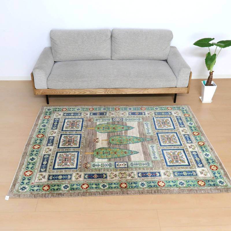 【セミオーダー受付中】  サイズ変更OK　カラー変更OK イラン　シラーズ産　ギャッベ 　（hl-38099）