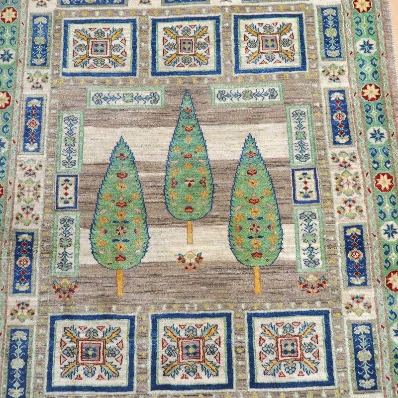 【セミオーダー受付中】  サイズ変更OK　カラー変更OK イラン　シラーズ産　ギャッベ 　（hl-38099）