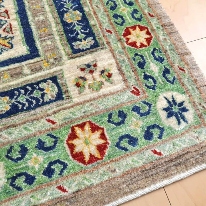 【セミオーダー受付中】  サイズ変更OK　カラー変更OK イラン　シラーズ産　ギャッベ 　（hl-38099）