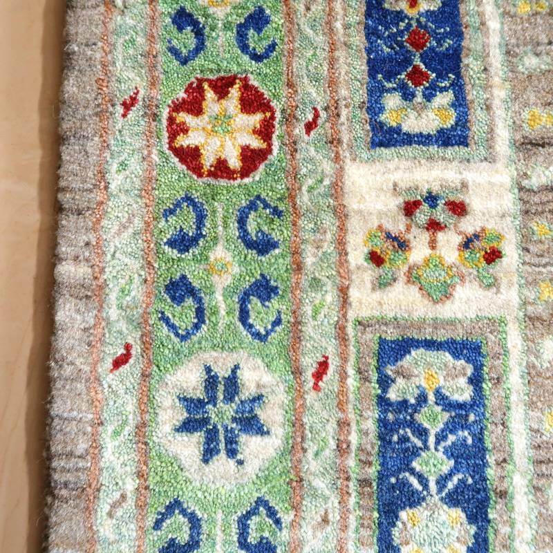 【セミオーダー受付中】  サイズ変更OK　カラー変更OK イラン　シラーズ産　ギャッベ 　（hl-38099）