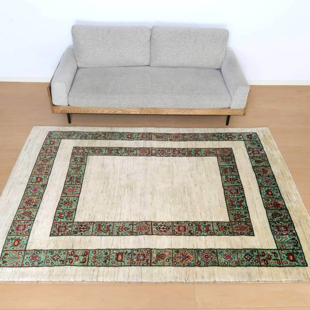 【セミオーダー受付中】  サイズ変更OK　カラー変更OK イラン　シラーズ産　ギャッベ 　（hl-41688）