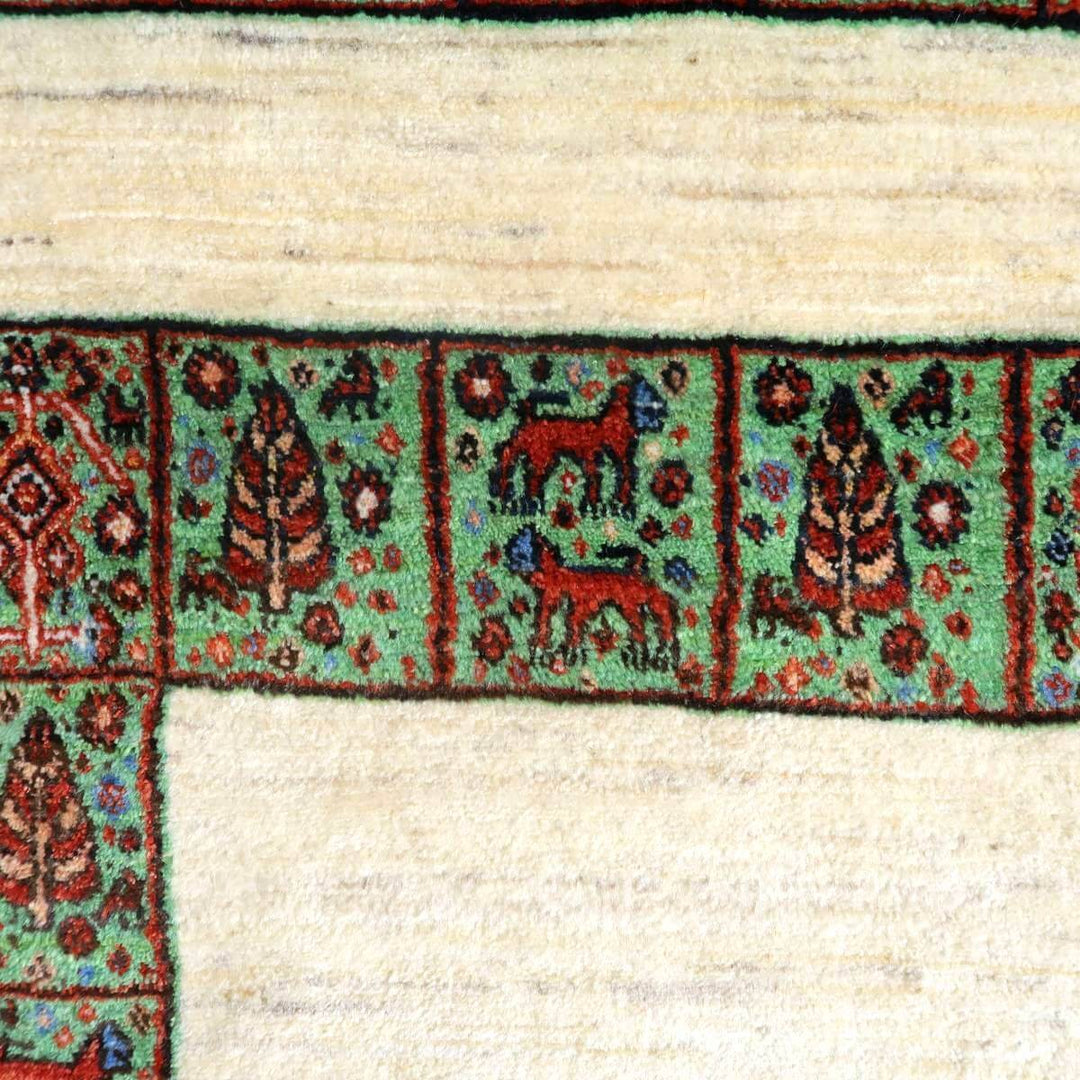 【セミオーダー受付中】  サイズ変更OK　カラー変更OK イラン　シラーズ産　ギャッベ 　（hl-41688）