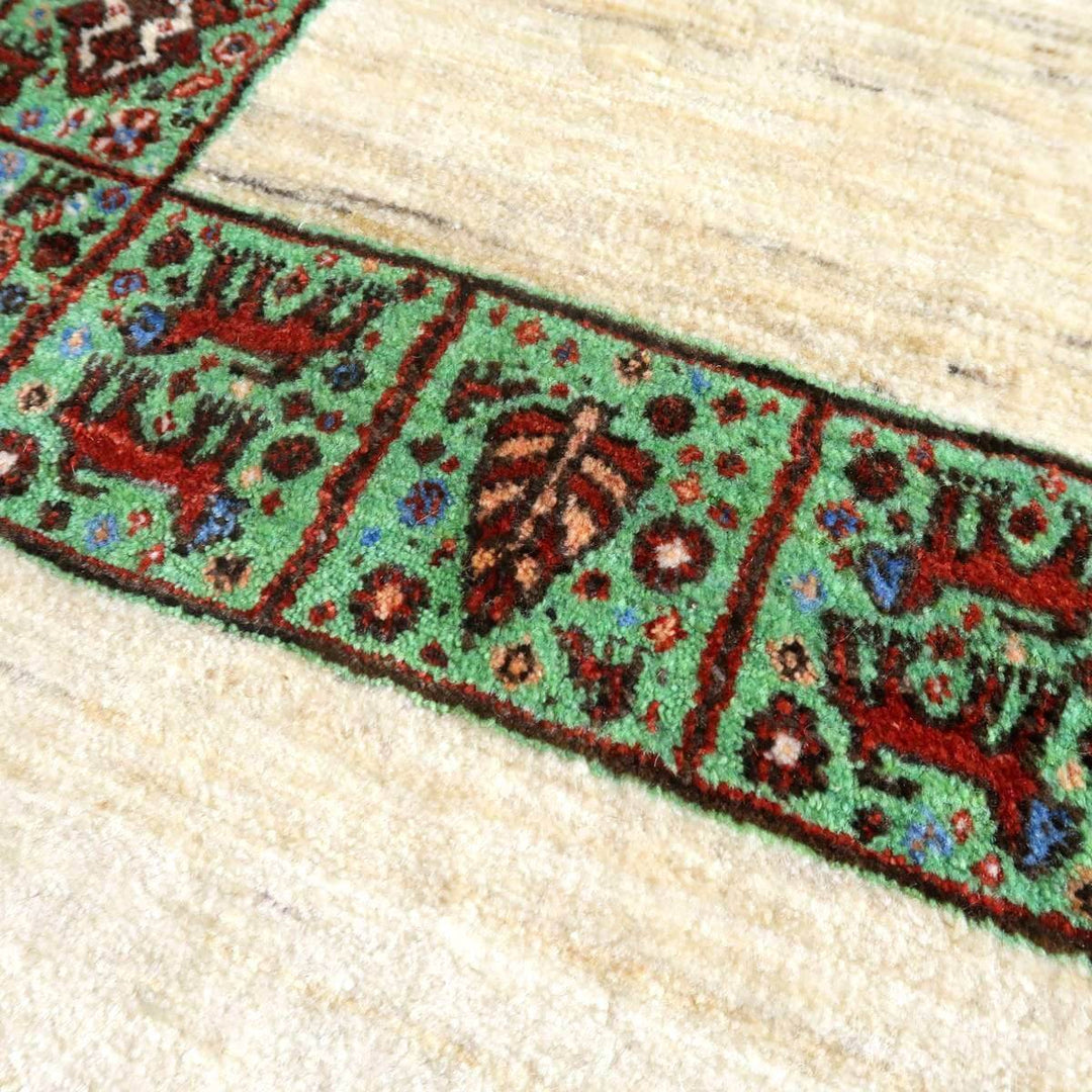 【セミオーダー受付中】  サイズ変更OK　カラー変更OK イラン　シラーズ産　ギャッベ 　（hl-41688）