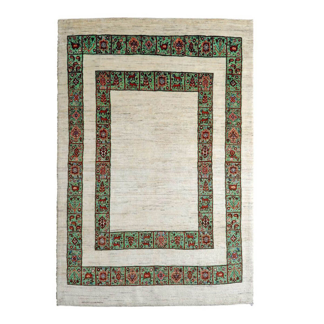 【セミオーダー受付中】  サイズ変更OK　カラー変更OK イラン　シラーズ産　ギャッベ 　（hl-41688）