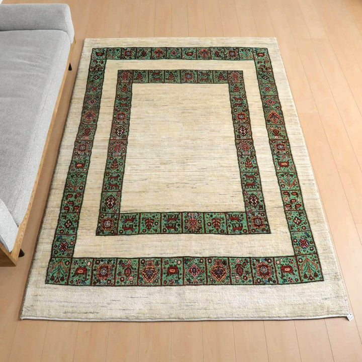 【セミオーダー受付中】  サイズ変更OK　カラー変更OK イラン　シラーズ産　ギャッベ 　（hl-41688）