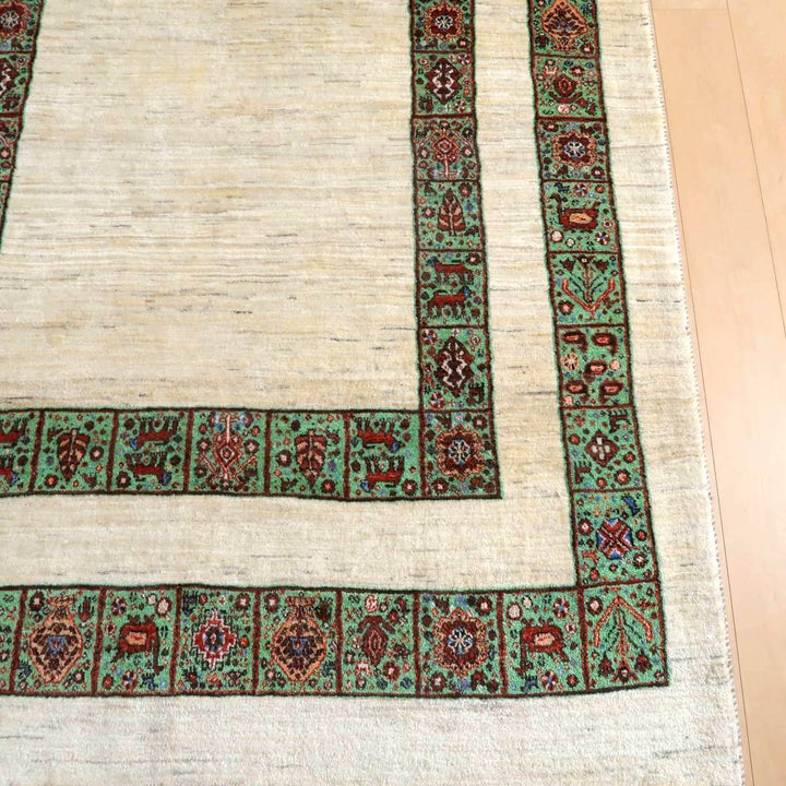 【セミオーダー受付中】  サイズ変更OK　カラー変更OK イラン　シラーズ産　ギャッベ 　（hl-41688）