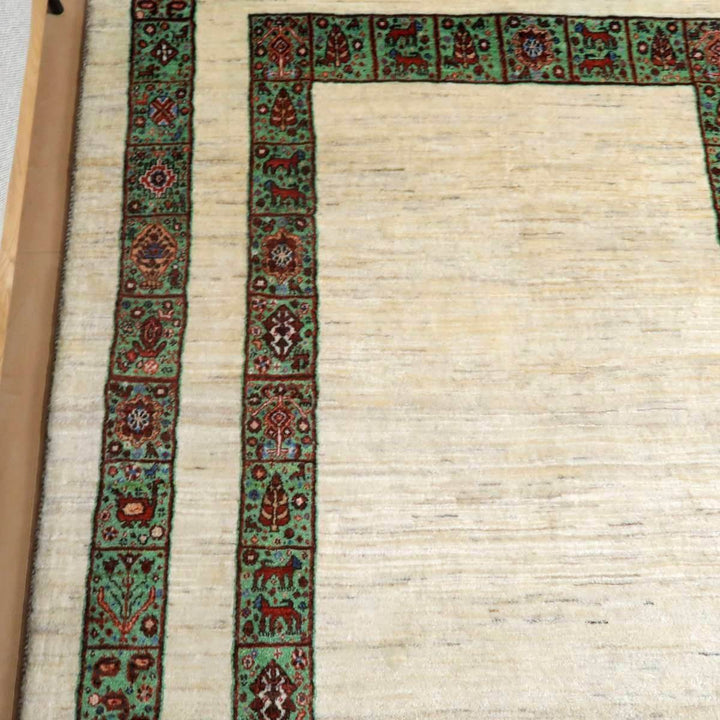 【セミオーダー受付中】  サイズ変更OK　カラー変更OK イラン　シラーズ産　ギャッベ 　（hl-41688）