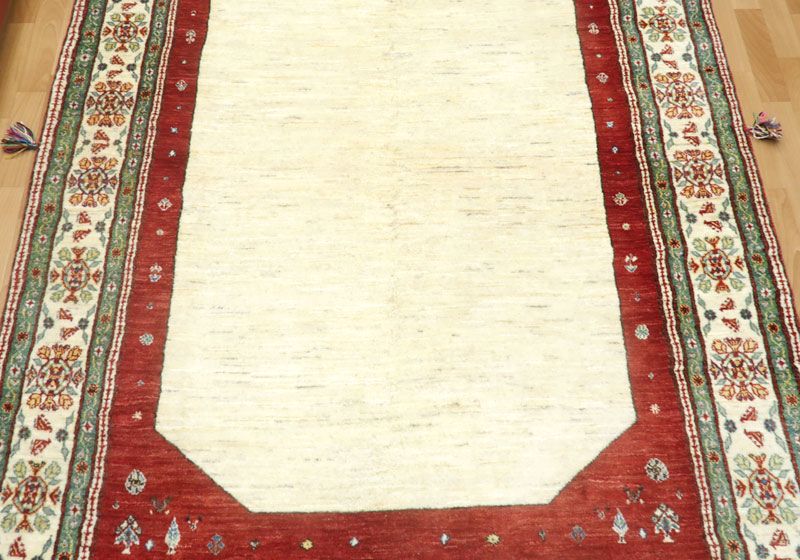 【セミオーダー受付中】  サイズ変更OK　カラー変更OK イラン　シラーズ産　ギャッベ 　（hl-47899）