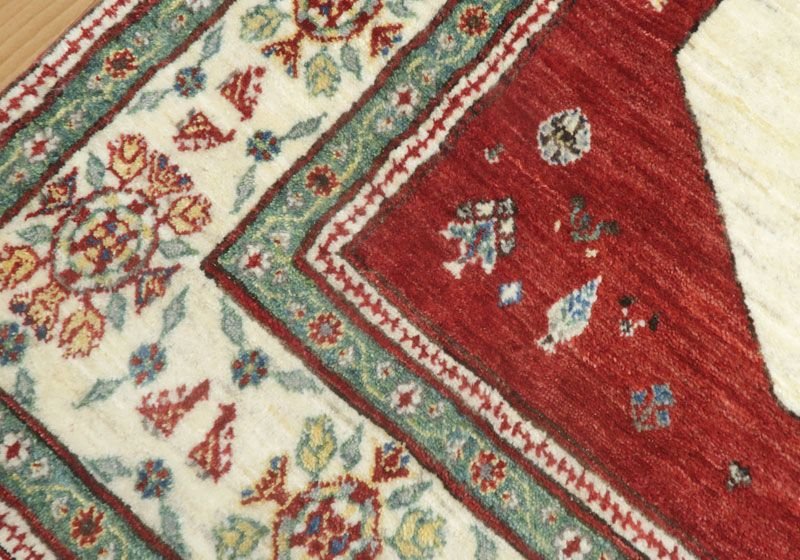 【セミオーダー受付中】  サイズ変更OK　カラー変更OK イラン　シラーズ産　ギャッベ 　（hl-47899）