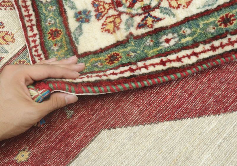 【セミオーダー受付中】  サイズ変更OK　カラー変更OK イラン　シラーズ産　ギャッベ 　（hl-47899）