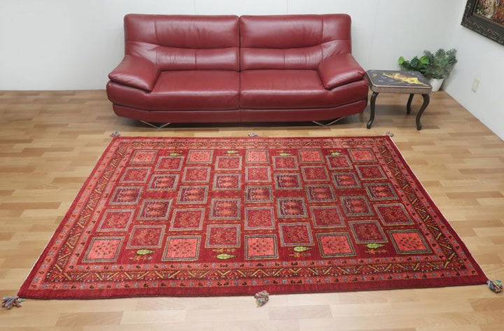 【セミオーダー受付中】  サイズ変更OK　カラー変更OK イラン　シラーズ産　ギャッベ 　（hl-49092）