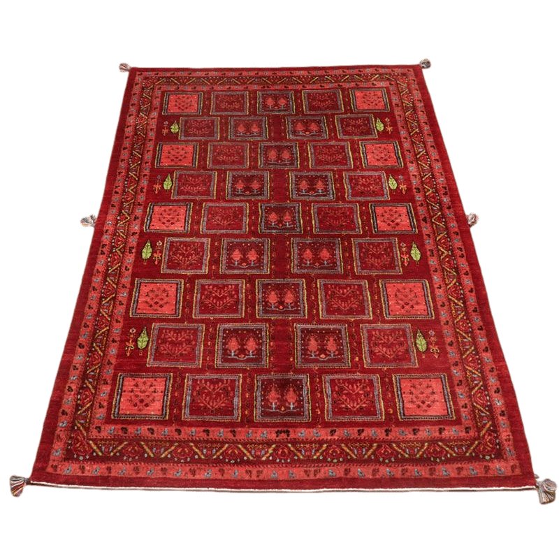 【セミオーダー受付中】  サイズ変更OK　カラー変更OK イラン　シラーズ産　ギャッベ 　（hl-49092）