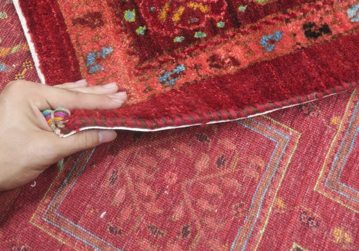 【セミオーダー受付中】  サイズ変更OK　カラー変更OK イラン　シラーズ産　ギャッベ 　（hl-49092）