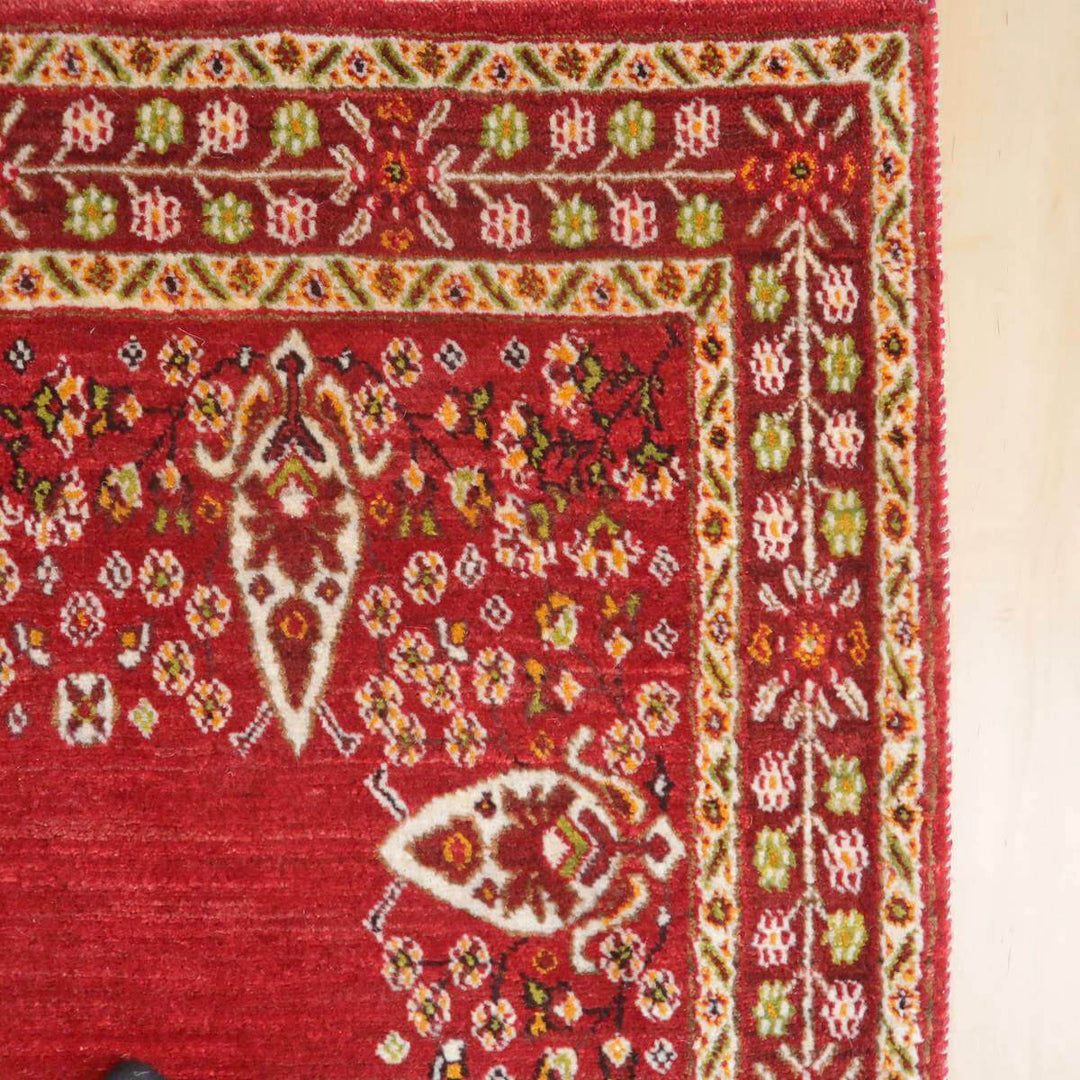 【セミオーダー受付中】  サイズ変更OK　カラー変更OK イラン　シラーズ産　ギャッベ 　（hl-50103）