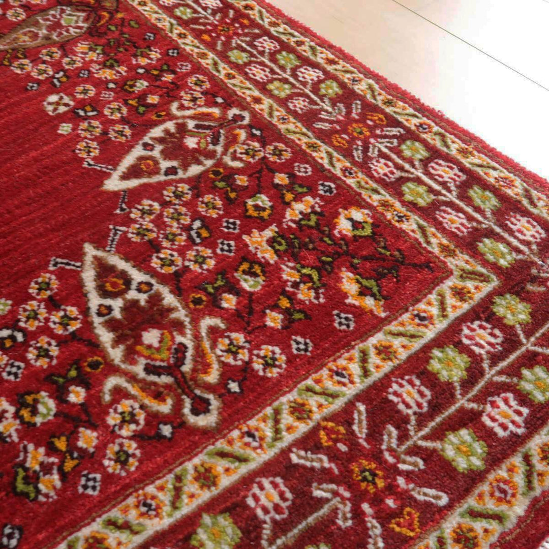 【セミオーダー受付中】  サイズ変更OK　カラー変更OK イラン　シラーズ産　ギャッベ 　（hl-50103）