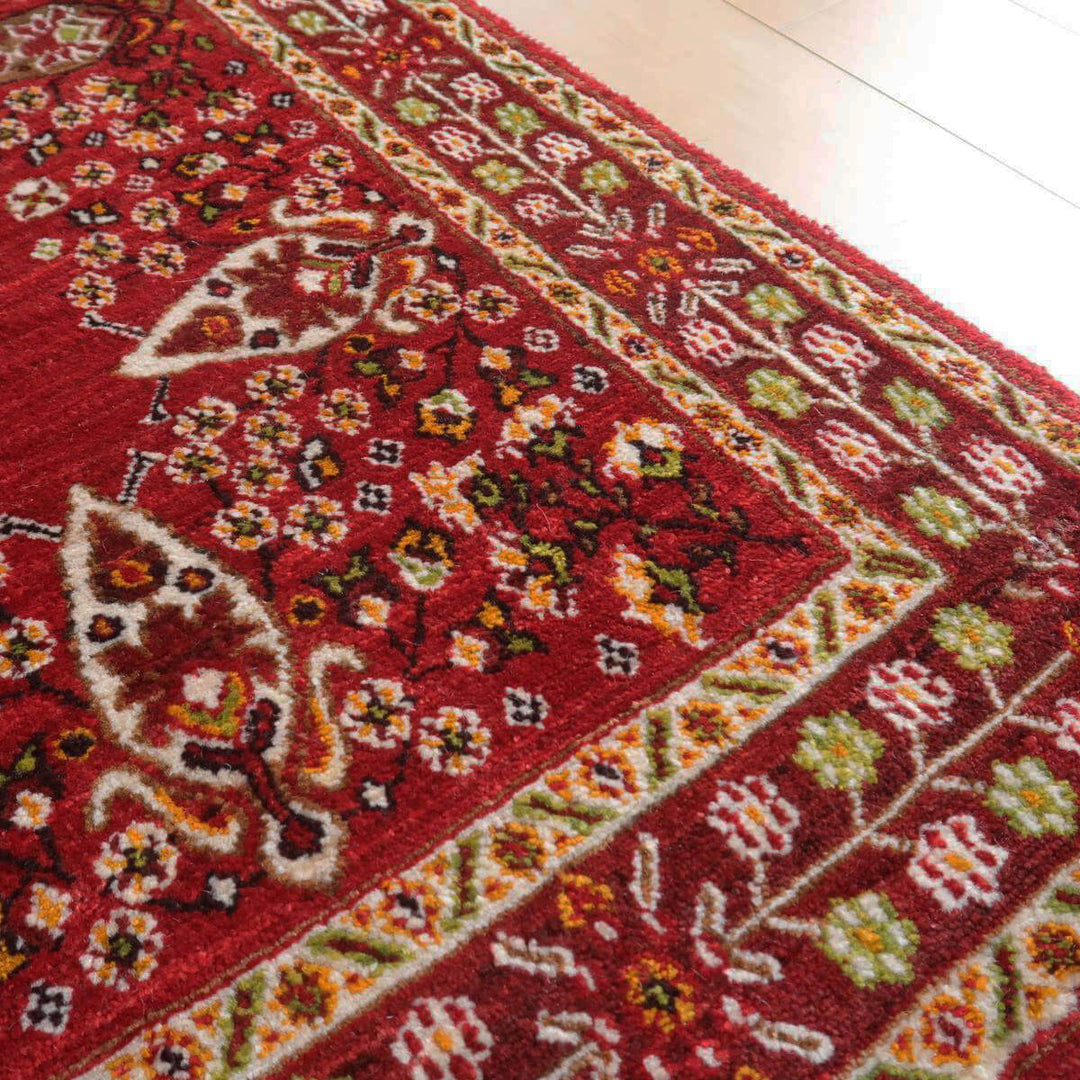 【セミオーダー受付中】  サイズ変更OK　カラー変更OK イラン　シラーズ産　ギャッベ 　（hl-50103）